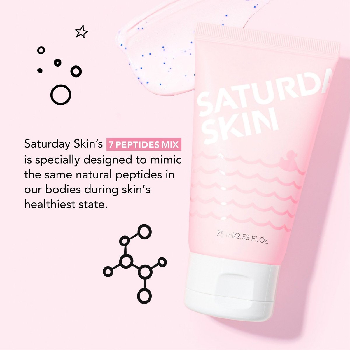 Saturday Skin Rub-A-Dub Refining Peel Gel – Gentle Exfoliating Face Wash with Fruit Enzymes, Dead Skin Remover for Face (2.53 Fl Oz / 75ml) - görsel 12