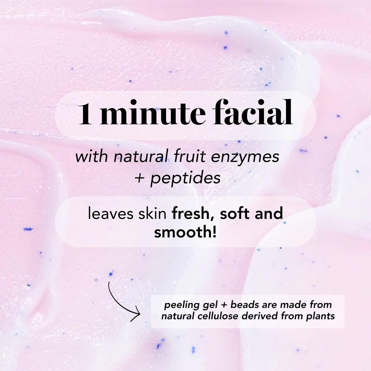 Saturday Skin Rub-A-Dub Refining Peel Gel – Gentle Exfoliating Face Wash with Fruit Enzymes, Dead Skin Remover for Face (2.53 Fl Oz / 75ml) - görsel 4