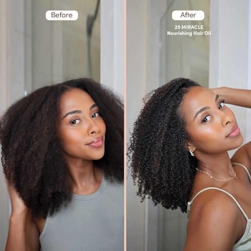 Mizani 25 Miracle Nourishing Hair Oil for Curly Hair - Lightweight, Anti-Frizz, Silicone-Free, Paraben-Free with Coconut and Jojoba Oil, 4.2 Fl Oz Avelisse