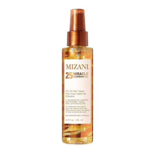 Mizani 25 Miracle Nourishing Hair Oil for Curly Hair - Lightweight, Anti-Frizz, Silicone-Free, Paraben-Free with Coconut and Jojoba Oil, 4.2 Fl Oz Avelisse