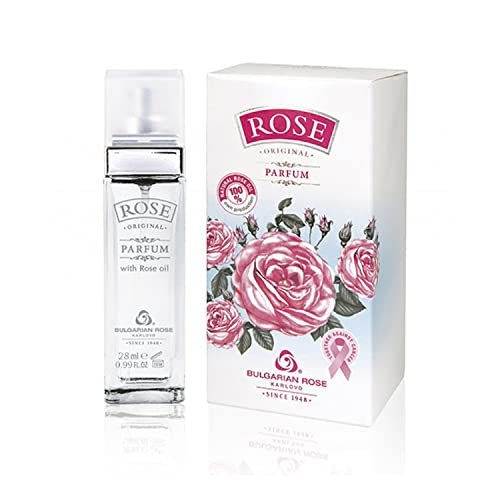 Original Bulgarian Rose Perfume - Natural Eau de Parfum - Long Lasting Freshness - Paraben Free - Unisex Fragrance - 28ml Avelisse