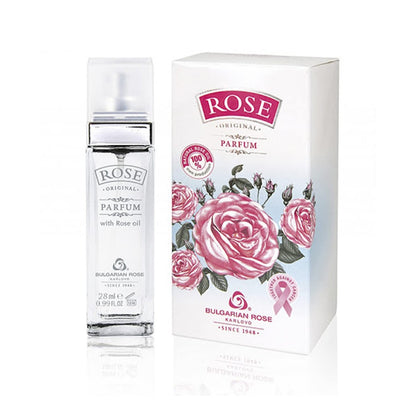 Original Bulgarian Rose Perfume - Natural Eau de Parfum - Long Lasting Freshness - Paraben Free - Unisex Fragrance - 28ml Avelisse