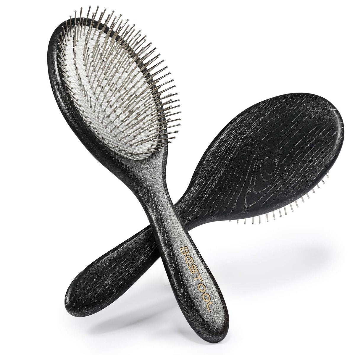 BESTOOL Paddle Detangler Hair Brush with Metal Bristles – Anti-Static for All Hair Types, Wet & Dry Use Avelisse