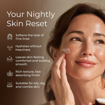 Tree To Tub Retinol Anti Aging Face Moisturizer for Dry & Sensitive Skin - Anti Wrinkle Hyaluronic Acid Facial Moisturizer, Vitamin A & E Night Cream with Organic Aloe & Natural Ginseng