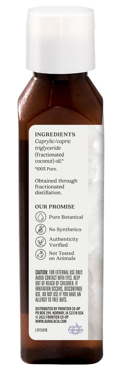 Aura Cacia Fractioned Coconut Oil Skin Care Oil, 4 Fl Oz - görsel 3