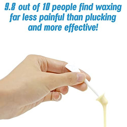 Grip’n’Rip Nose Waxing Sticks by Kenashii – 60 Count Nasal Wax Applicators for Easy and Effective Hair Removal Avelisse