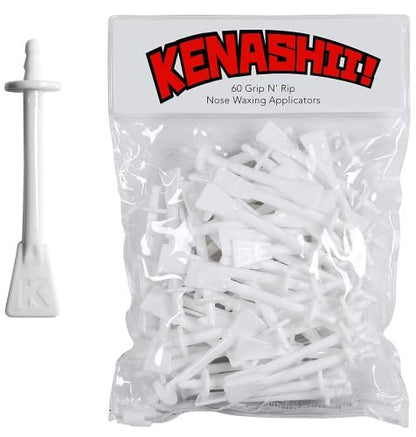 Grip’n’Rip Nose Waxing Sticks by Kenashii – 60 Count Nasal Wax Applicators for Easy and Effective Hair Removal Avelisse