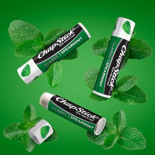 ChapStick Classic Spearmint Lip Balm Tubes, 0.15 oz – Moisturizing Lip Care - görsel 14