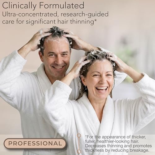 PURA D'OR Clinically Formulated Biotin Shampoo & Conditioner for Hair Thinning - 2X Concentrated Herbal Blend, Sulfate Free, 16 oz Each (Pack of 2) Avelisse