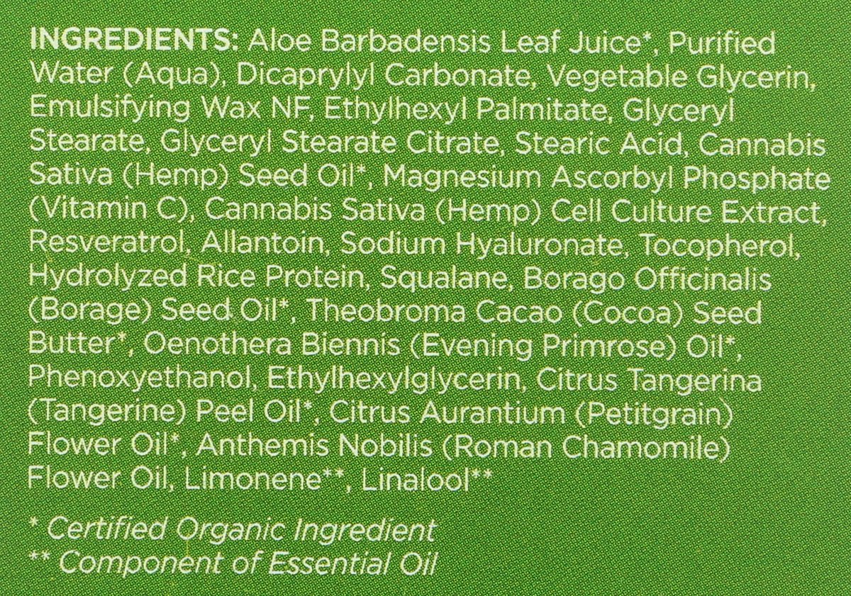 Andalou Naturals CannaCell Dreamy Night Cream - 1.7 oz Restorative Face Moisturizer - görsel 6