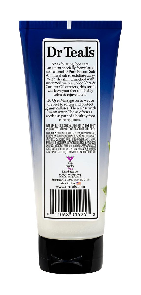 Dr. Teal's Gentle Exfoliant Foot Scrub with Epsom Salt - 6 oz - görsel 3