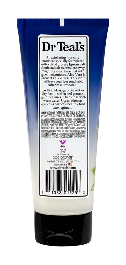 Dr. Teal's Gentle Exfoliant Foot Scrub with Epsom Salt - 6 oz