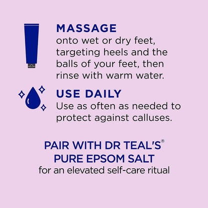 Dr. Teal's Gentle Exfoliant Foot Scrub with Epsom Salt - 6 oz