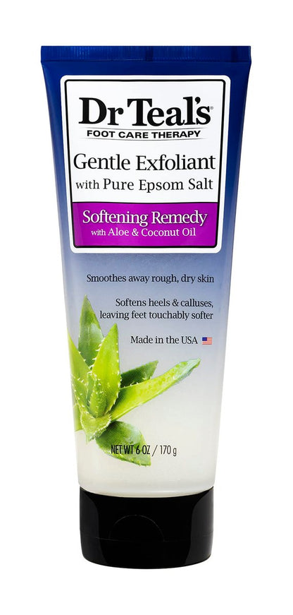 Dr. Teal's Gentle Exfoliant Foot Scrub with Epsom Salt - 6 oz