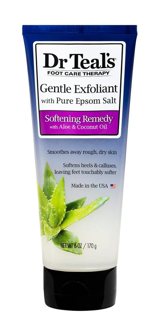 Dr. Teal's Gentle Exfoliant Foot Scrub with Epsom Salt - 6 oz