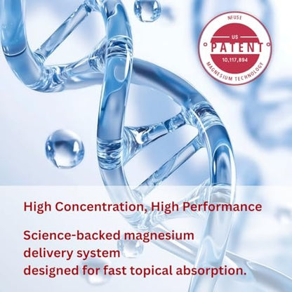 Nfuse Magnesium Roll-On Deodorant - Natural, Aluminum-Free with Patented Magnesium Delivery Technology and Citrus Essential Oils, 2.7 oz Avelisse
