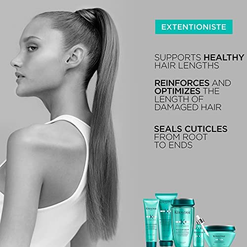 Kérastase Fondant Extentioniste Length Strengthening Conditioner – Strengthen Damaged Hair & Seal Split Ends for Longer Hair with Amino Acids Avelisse