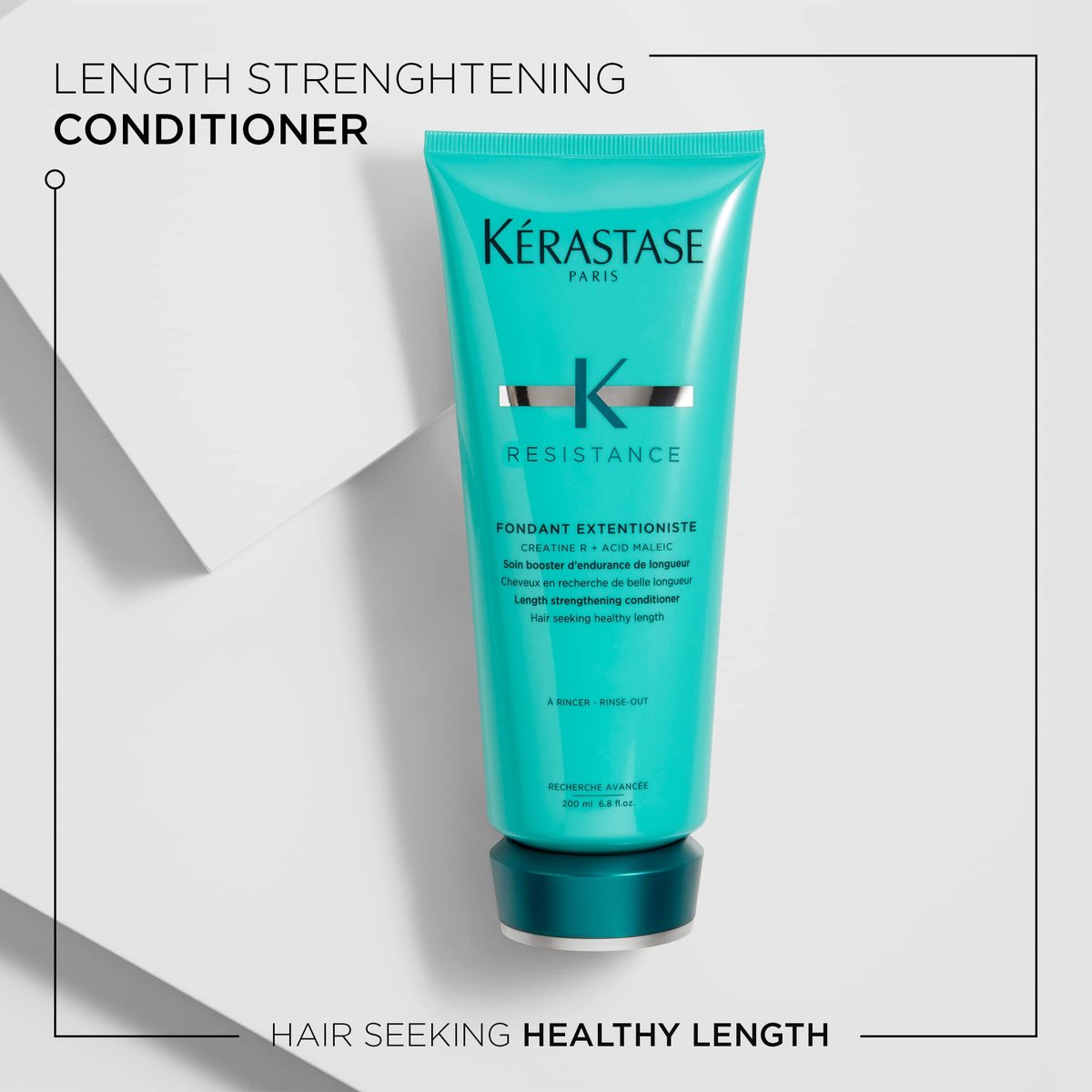 Kérastase Fondant Extentioniste Length Strengthening Conditioner – Strengthen Damaged Hair & Seal Split Ends for Longer Hair with Amino Acids Avelisse