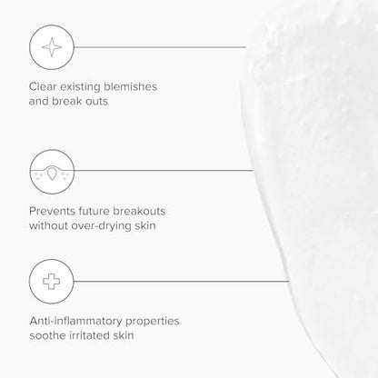 DRMTLGY Acne Cleanser – Oil-Free Salicylic Acid Face Wash for Acne-Prone Skin, 6.9 oz Avelisse