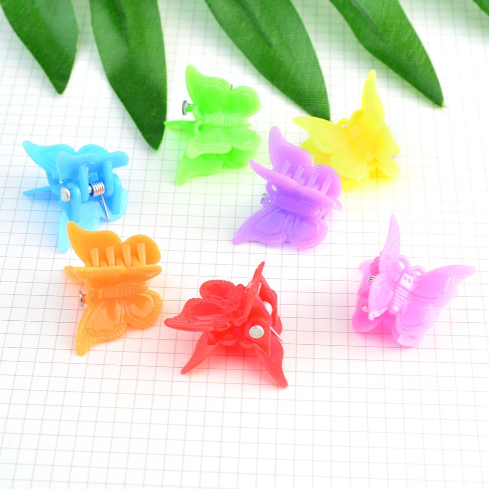 100 Pack Assorted Butterfly Hair Clips for Girls & Women – Bantoye Mini Hair Accessories - görsel 11