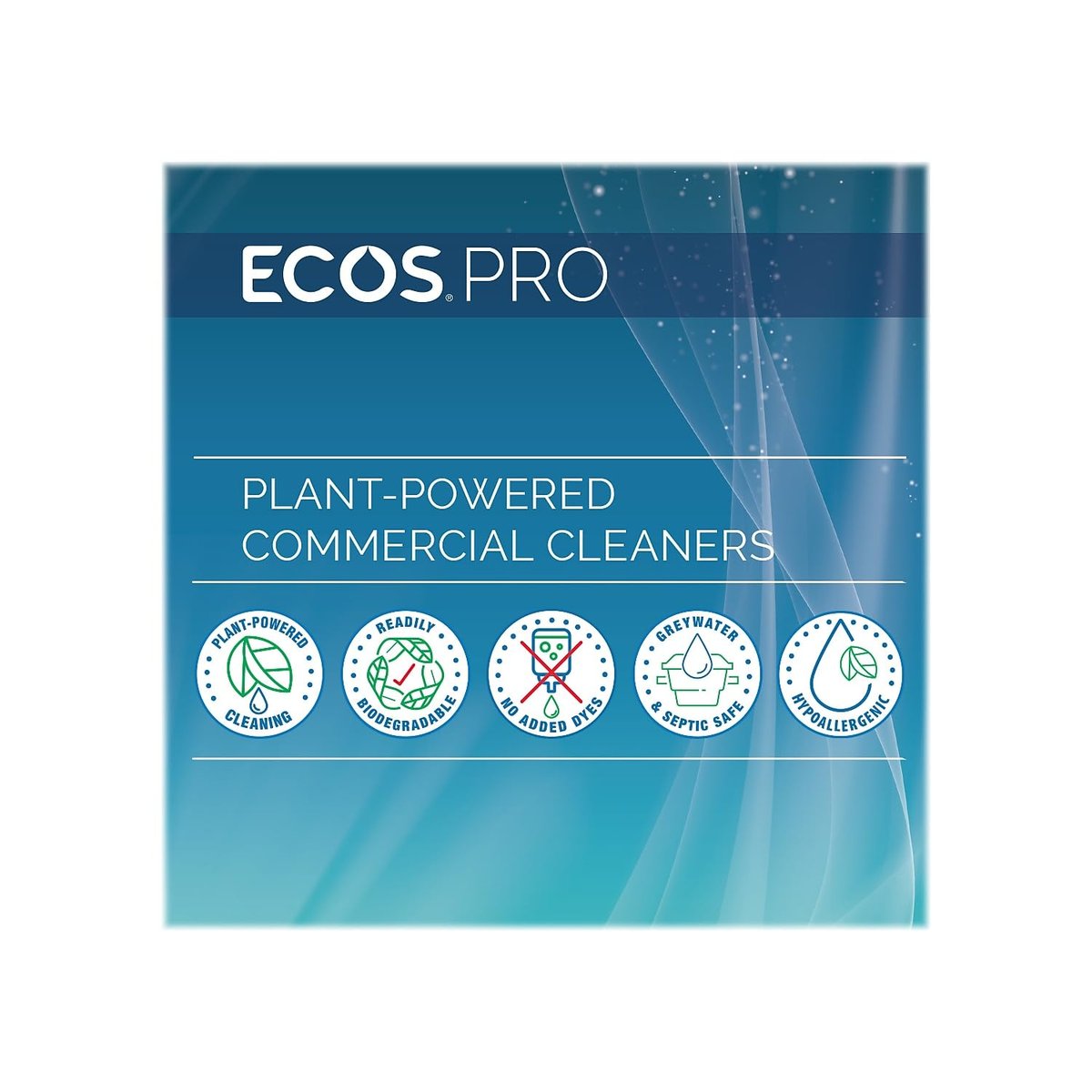 ECOS PRO Liquid Hand Soap, Free & Clean Scent, 1 Gallon Bottle - 128 Fl Oz Avelisse