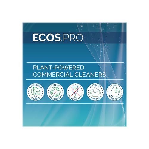 ECOS PRO Liquid Hand Soap, Free & Clean Scent, 1 Gallon Bottle - 128 Fl Oz Avelisse