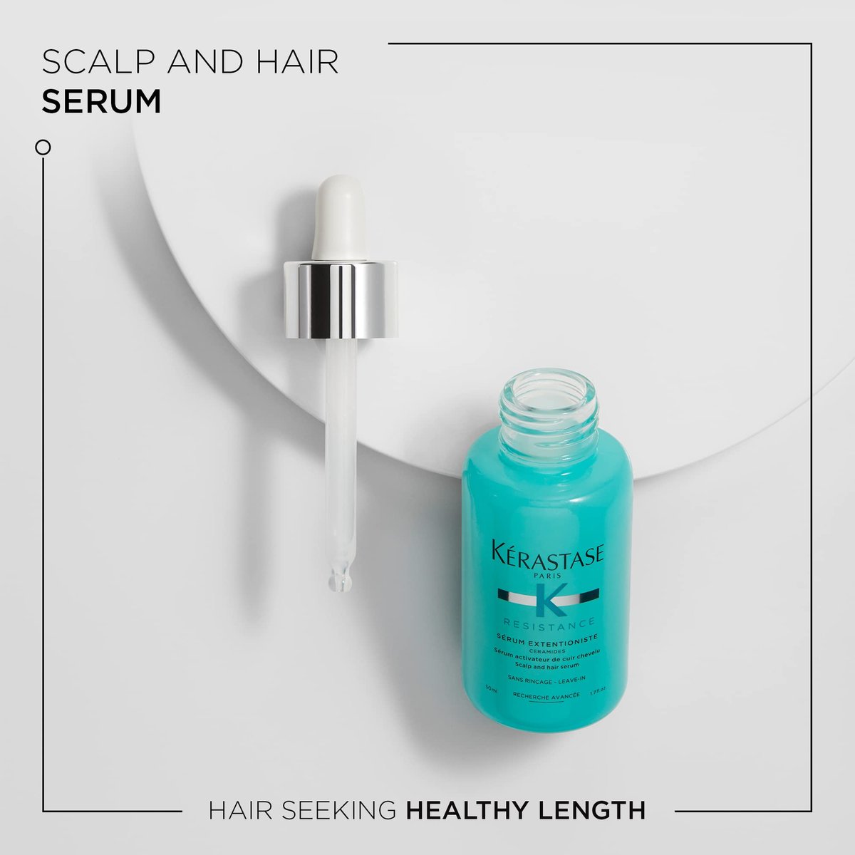 Kerastase Resistance Extentioniste Scalp & Hair Serum – Energizing Leave-In Serum for Stimulated Scalp & Healthy Hair, with Ceramides, All Hair Types, 1.7 Fl Oz Avelisse