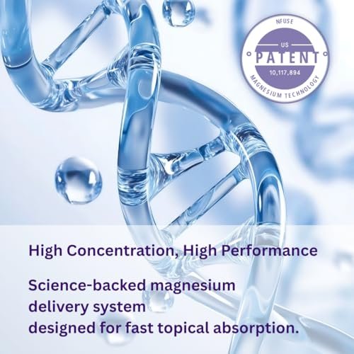 nfuse Magnesium Roll-On Deodorant – Natural, Aluminum-Free, Patented Magnesium Delivery, Lavender Essential Oils (Relax and Restore), 2.7 oz Avelisse