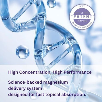 nfuse Magnesium Roll-On Deodorant – Natural, Aluminum-Free, Patented Magnesium Delivery, Lavender Essential Oils (Relax and Restore), 2.7 oz Avelisse