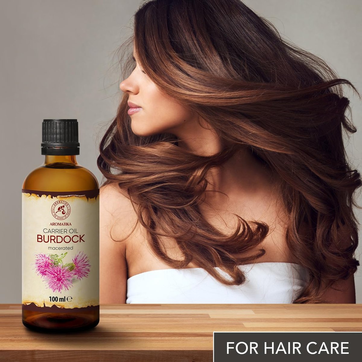 Burdock Root Oil 3.4 FL Oz - 100% Pure & Natural - Arctium Lappa for Hair & Scalp - Skin, Face, Body Care - Glass Bottle Avelisse