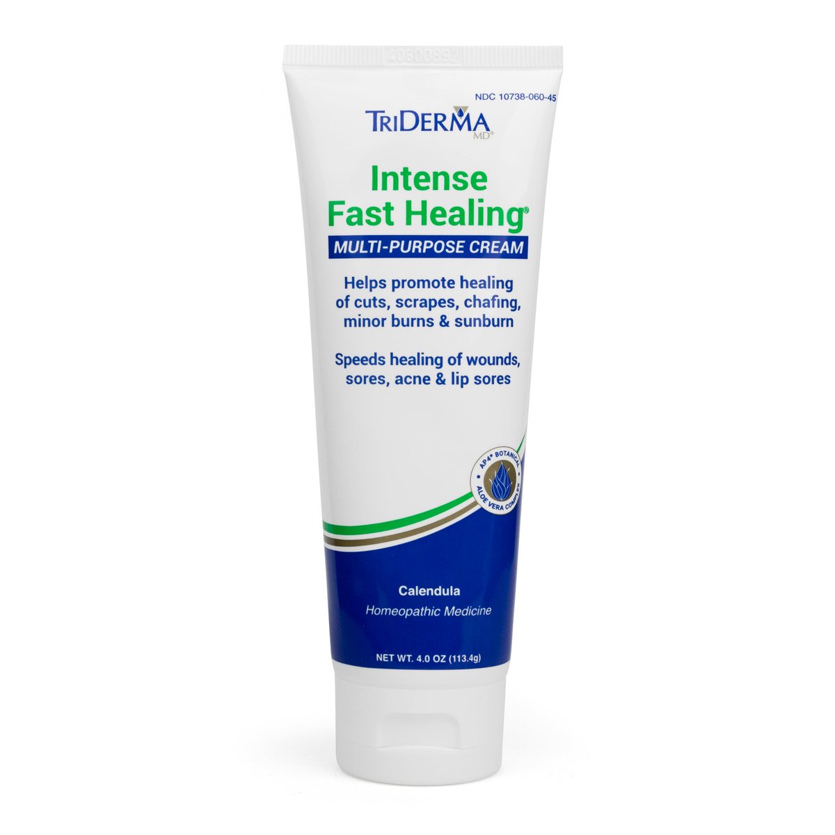 TriDerma Intense Fast Skin Healing Cream – 4 oz Tube for Hard-to-Heal Skin Irritations, Sores, Rashes, Dry Cracked Hands, Cuts, Chafing, Burns, Scrapes – FSA Eligible First Aid Essential Avelisse