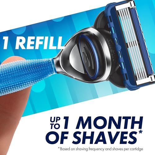 Gillette 5 Men's 5-Blade Razor Blade Refills, 12 Count – Smooth, Close Shave Avelisse