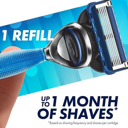 Gillette 5 Men's 5-Blade Razor Blade Refills, 12 Count – Smooth, Close Shave Avelisse