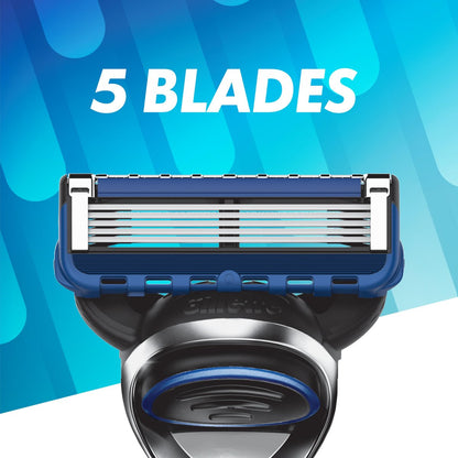 Gillette 5 Men's 5-Blade Razor Blade Refills, 12 Count – Smooth, Close Shave Avelisse