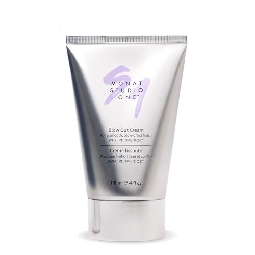 MONAT Studio One Blow Out Cream - Anti Frizz Thermal Protectant for Smooth, Soft Hair (4 fl oz) Avelisse