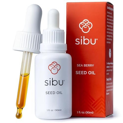 Sibu Premium Himalayan Sea Buckthorn Seed Oil, USDA Organic (30ml) – Soothing Face Oil for Sensitive Skin, Breakouts & Irritation Avelisse