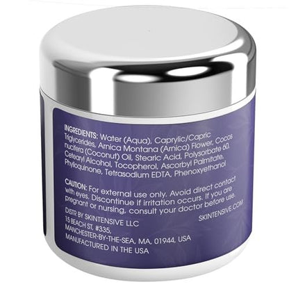 SKINTENSIVE Arnica Bruise Cream for Thin Skin - Moisturizing Arnica Cream with Vitamin K, C, and E for Skin Renewal, 4 oz