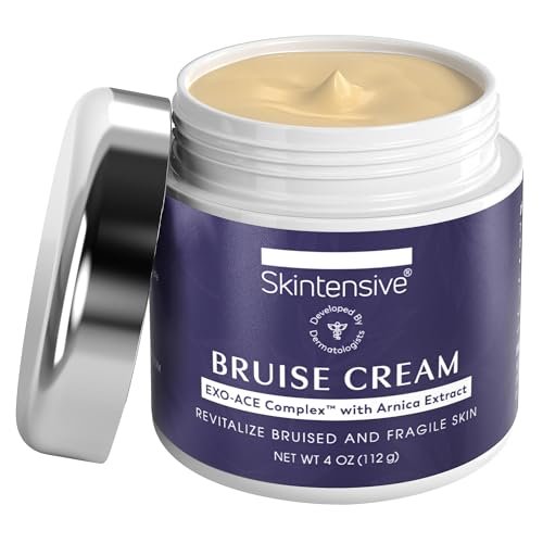 SKINTENSIVE Arnica Bruise Cream for Thin Skin - Moisturizing Arnica Cream with Vitamin K, C, and E for Skin Renewal, 4 oz - görsel 1
