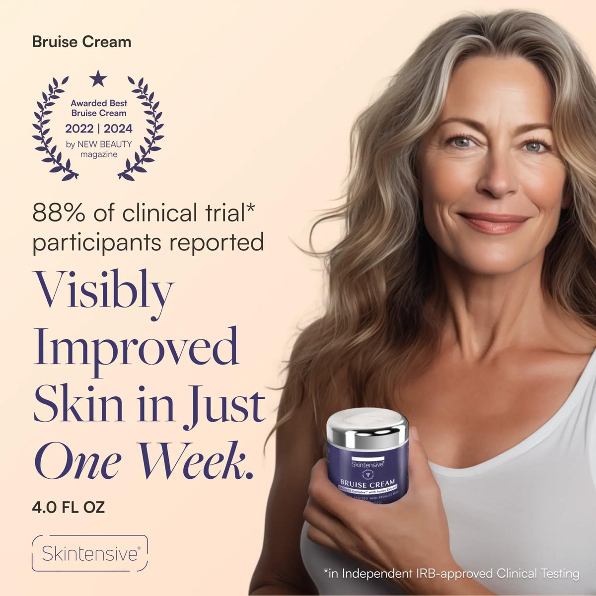 SKINTENSIVE Arnica Bruise Cream for Thin Skin - Moisturizing Arnica Cream with Vitamin K, C, and E for Skin Renewal, 4 oz - görsel 6
