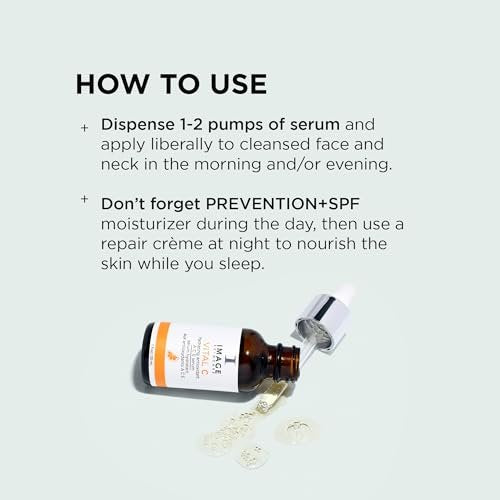IMAGE Skincare VITAL C Hydrating Vitamin A C E Serum – Brightening Complex for Radiant Skin, 1 fl oz Avelisse