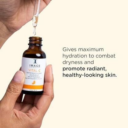 IMAGE Skincare VITAL C Hydrating Vitamin A C E Serum – Brightening Complex for Radiant Skin, 1 fl oz Avelisse