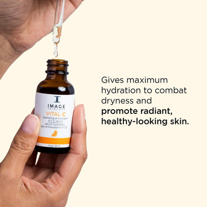 IMAGE Skincare VITAL C Hydrating Vitamin A C E Serum – Brightening Complex for Radiant Skin, 1 fl oz Avelisse
