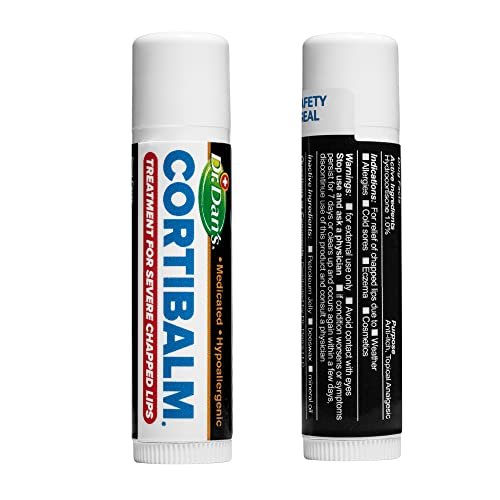 Dr. Dan's Cortibalm 4-Pack – Healing Lip Balm for Severely Dry, Cracked & Chapped Lips – Men, Women & Children Avelisse