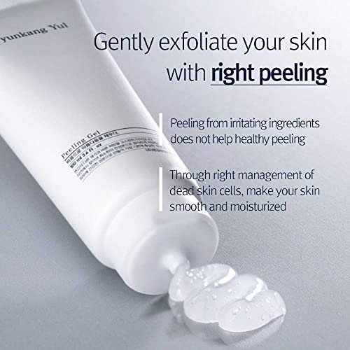 Pyunkang Yul Peeling Gel - Mild Face Scrub with Papaya & AHA, Zero-Irritation Korean Exfoliator, 3.4 Fl Oz Avelisse