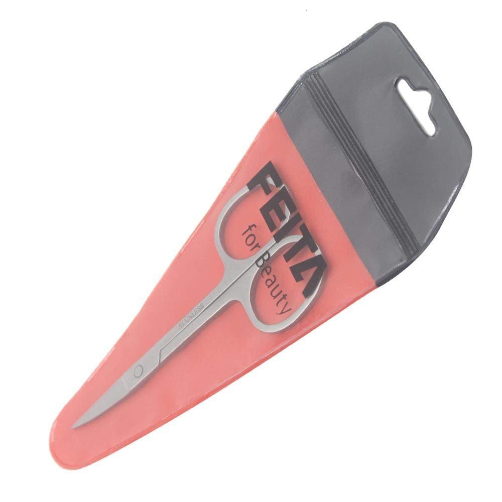 FEITA Mini Stainless Steel Eyebrow Scissors - Curved Small Grooming Scissors for Brow, Lash, Nose Hair, Mustache, Nail, Craft - görsel 14