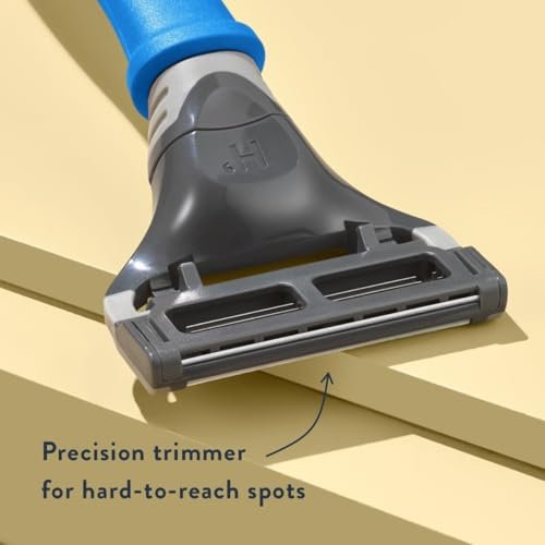 Harry's Original Razors for Men - 5-Blade Cartridges, German Engineered - Surf Blue Edition - görsel 6