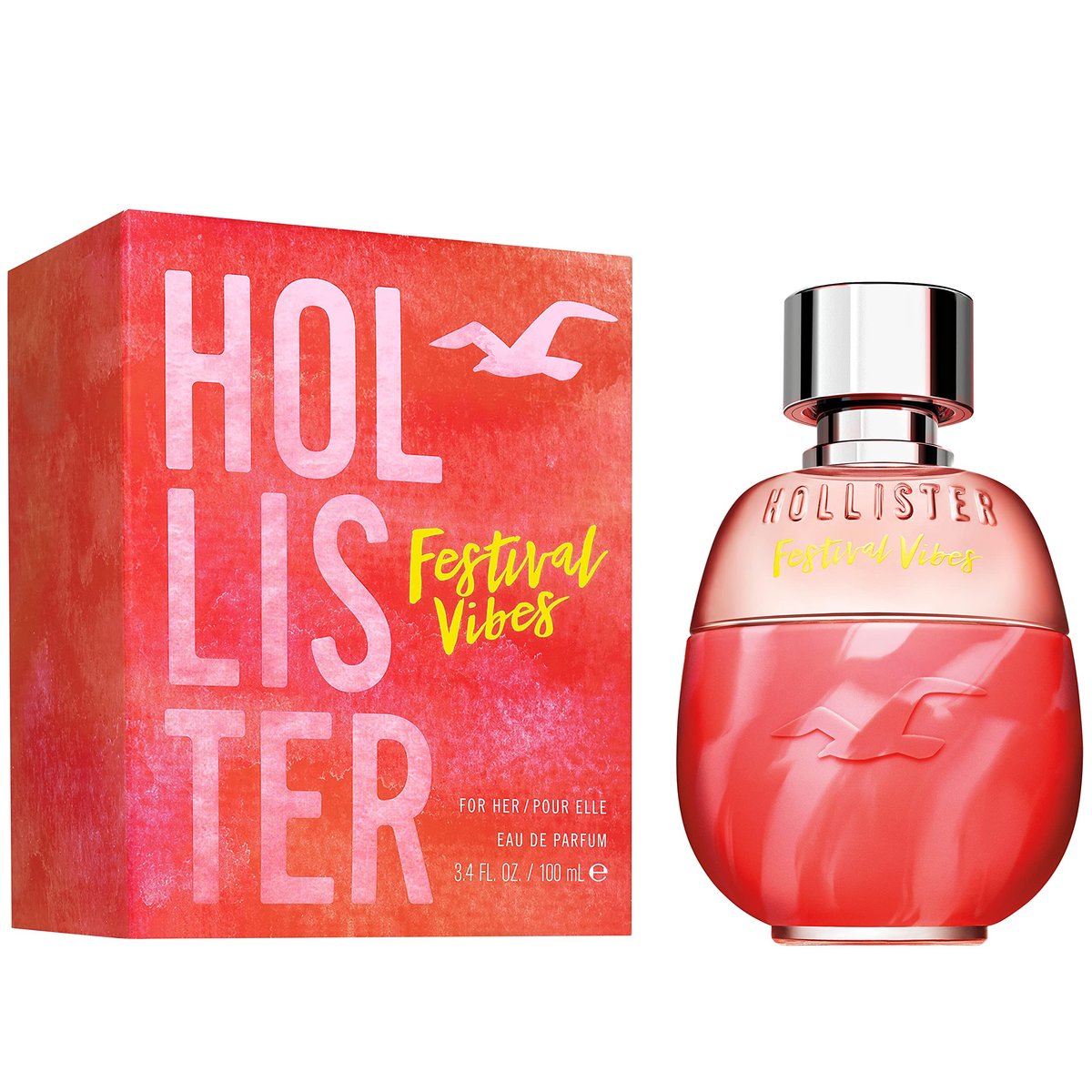 Hollister Festival Vibes Eau de Parfum for Women - 3.4 oz Avelisse
