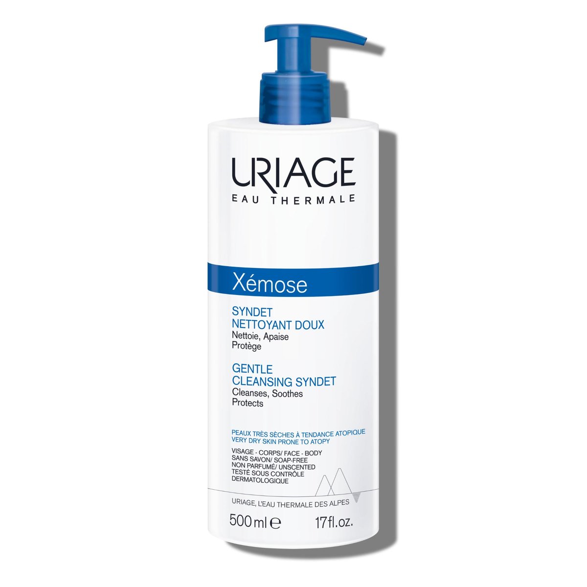 Uriage Xémose Face & Body Wash for Dry Skin – Extra-Gentle Foaming Cleanser, Fragrance & Soap-Free, Physiological pH, Supports Natural Moisture Barrier - görsel 1
