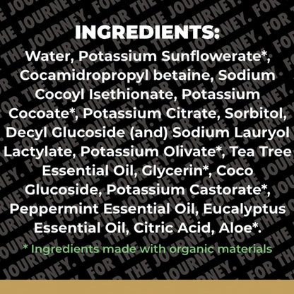 Gold BJJ Submission Soap Body Wash – Tea Tree Oil Shower Gel for Jiu Jitsu, Wrestling, MMA & Boxing Avelisse