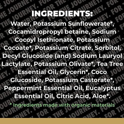 Gold BJJ Submission Soap Body Wash – Tea Tree Oil Shower Gel for Jiu Jitsu, Wrestling, MMA & Boxing Avelisse
